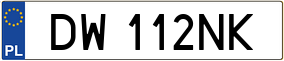 Truck License Plate